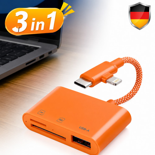 Lettore schede usb 3 in - lettore,